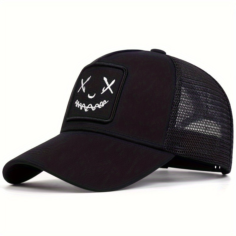 Men's Happy Face Baseball Cap Sunscreen Outdoor Hat