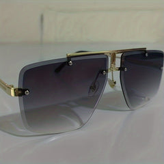 Men's Rimless Sunglasses for Outdoor Sports