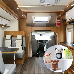 Mini Pet Desktop Trash Can For RV Office Meeting Table Hospital