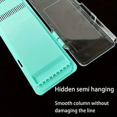 1pc Single Layer Sub Line Box With Hook Groove Short Sub Line Hanging Box