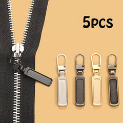 5 Pcs Metal Zipper Pullers Repair Sewing Notions