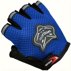Kids' Cycling Safety Gloves with Loop Cuff & Safety Belt