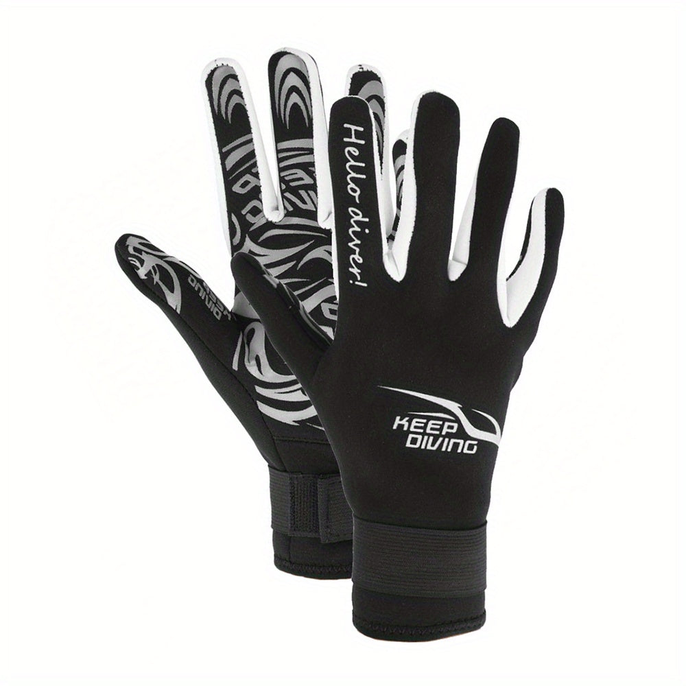 Neoprene Water Sports Gloves Non Slip Warm Five Finger