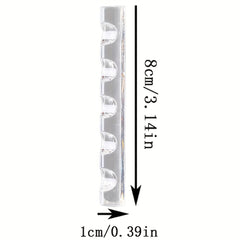 Acrylic Groove Light Therapy Brush Storage Rack