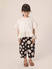 MARC&JANIE Girls Wide Leg Cropped Pants