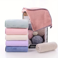 Soft Coral Fleece Hand Towel Absorbent Towel for Home Bathroom
