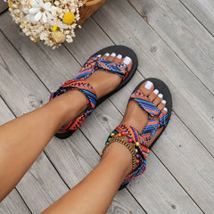 Women's Non-Slip Beach Slippers, Comfortable Thick Bottom Sandals