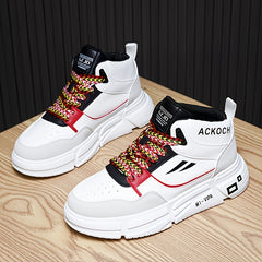Men's Stylish Skate Shoes Non slip Lace up Shoes