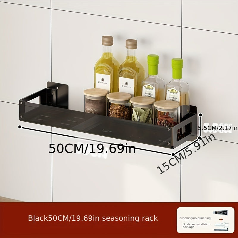 Kitchen Seasoning Storage Rack Wall Mounted Hanging Rack