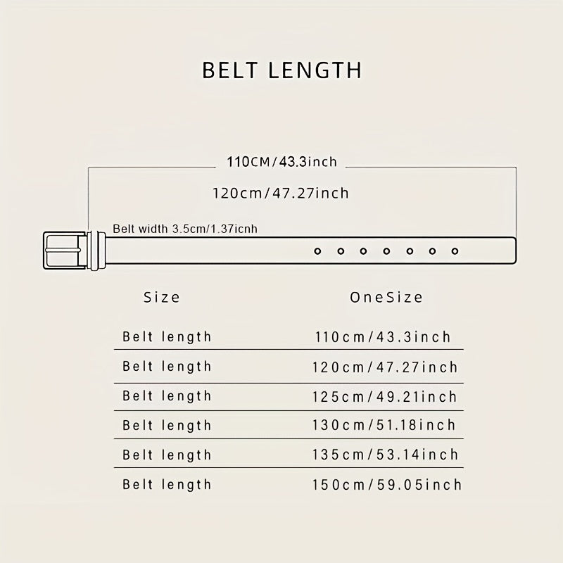 Men's Leather Ratchet Belt Automatic Buckle For Casual Jeans
