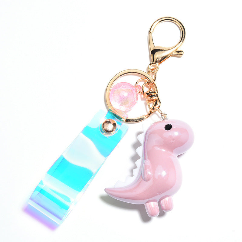 Acrylic Dino Doll Keychain for Boys