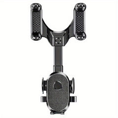 360 Rotatable Car Rearview Mirror Phone Mount