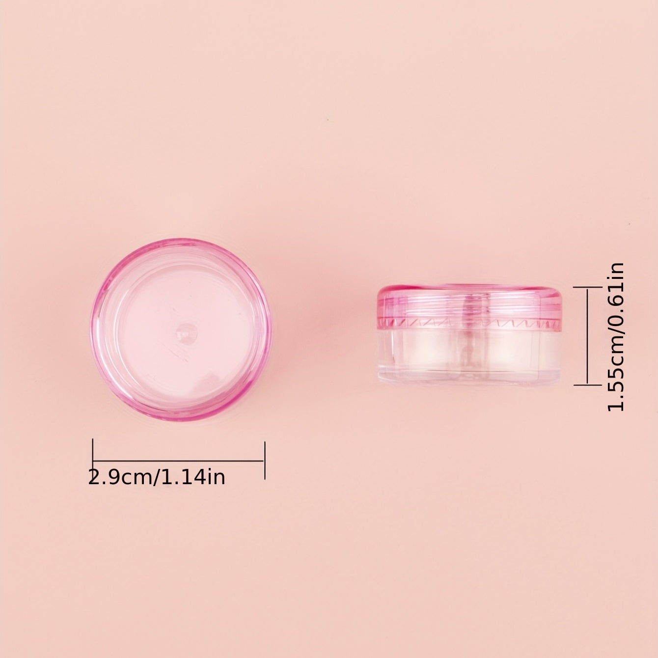 10pcs 5g Travel Cosmetic Jars Leak Proof Mini Portable Clear Cream Containers
