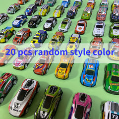 5-20pcs Pull Back Toy Cars Alloy Metal Die Cast Race Cars