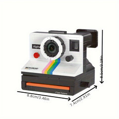 Microbead Camera Building Set - Retro Camera Shaped Toy