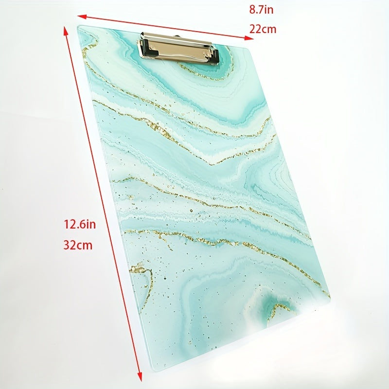 Light Abstract A4 File Folder Board Waterproof