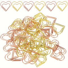 105PCS Love Paper Clips Assorted for Office School Personal Use