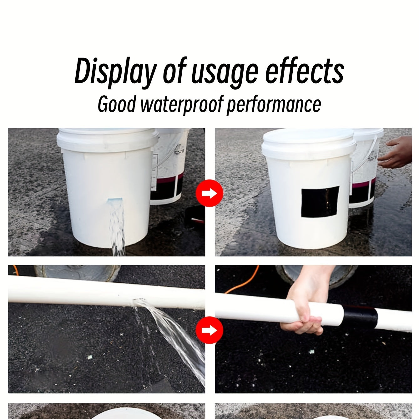 Waterproof Adhesive Tape 10x10cm for Leak Repair