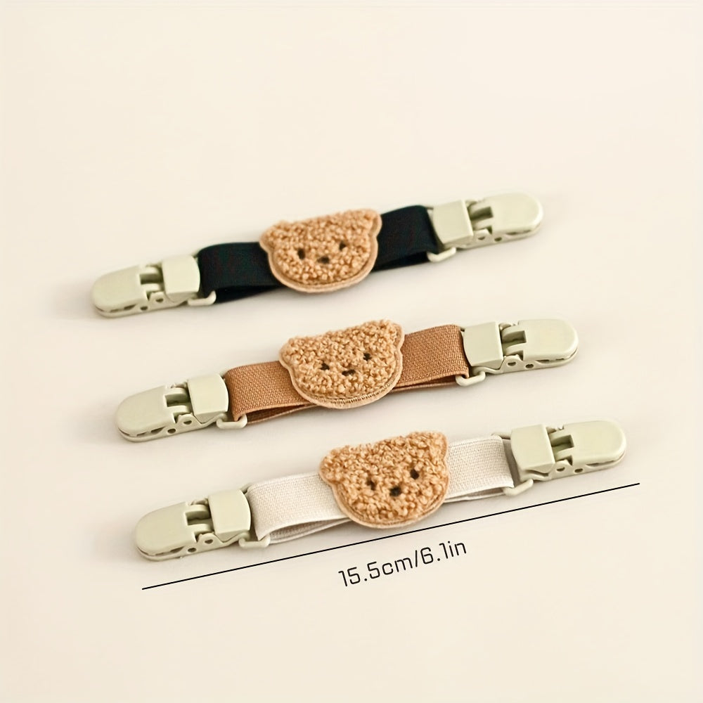 Kids Bear Strap Clip Baby Overalls Anti-slip Shoulder Clip