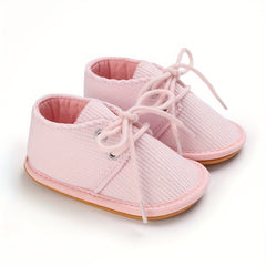 Casual Lace Up Boots For Baby Boys And Girls Lightweight Non Slip Walking Shoes