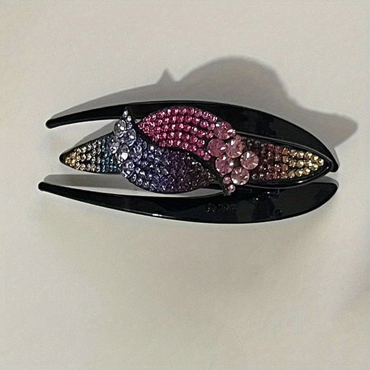 Colorful Rhinestone Hairpin Hair Clip Vintage Hair Accessories For Women Girls