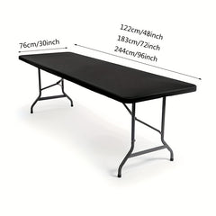 Polyester Tablecloth Rectangular Elastic Outdoor Picnic Table Cloth