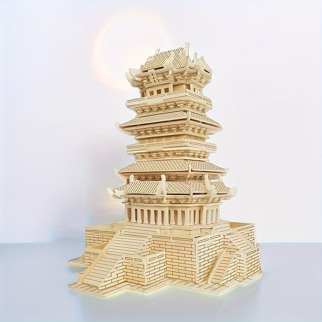 3D Wooden Puzzle Model Stamp Simulation Gift