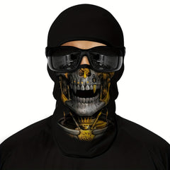 Skull Balaclava Mask Windproof Ghost Mask Full Face Cover Halloween Cosplay