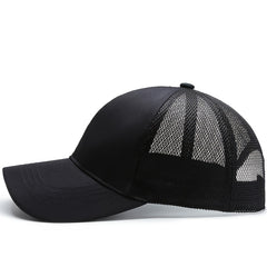 Outdoor Sports Solid Baseball Cap Sunscreen Mesh Cap