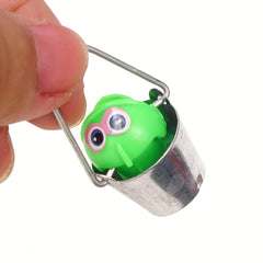 Elf Accessories Props Set Green Vest Mini Iron Barrel And Micro Fishing Rod