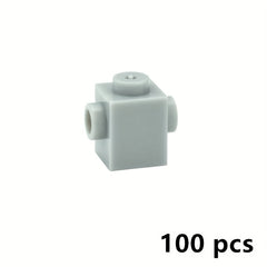 100pcs 1x1 Thick 2 Sided Brick Building Blocks Compatible with 47905