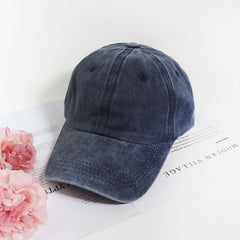 Denim Baseball Cap Vintage Washed Cotton Snapback Hat