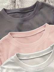 6-Piece Plus Size Pajama Set: Top & Shorts Loungewear