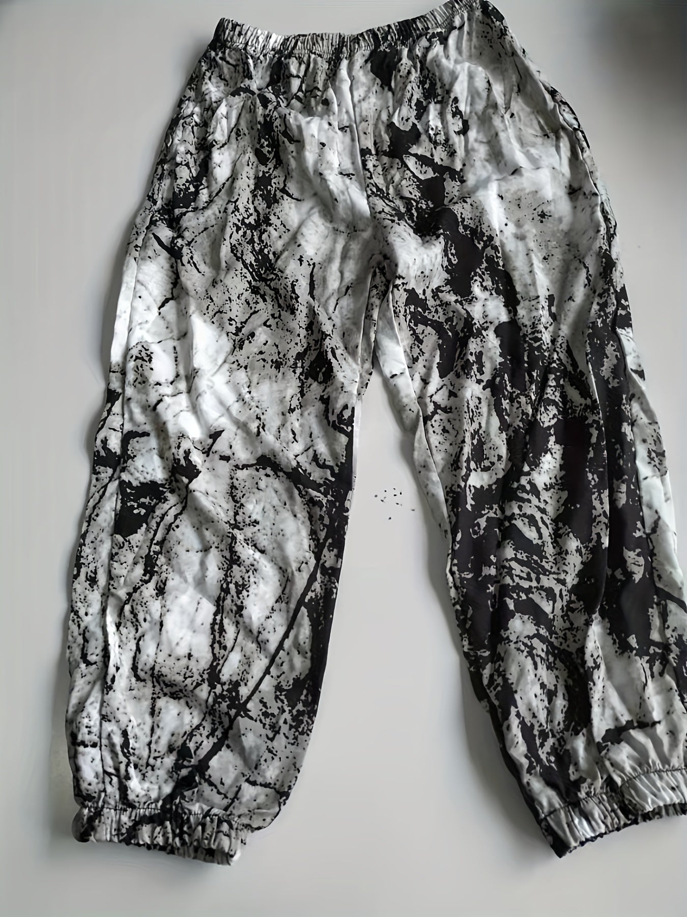Girls Casual Flowers Graphic Cotton Jogger Trousers for Summer