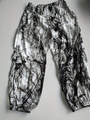 Girls Casual Flowers Graphic Cotton Jogger Trousers for Summer