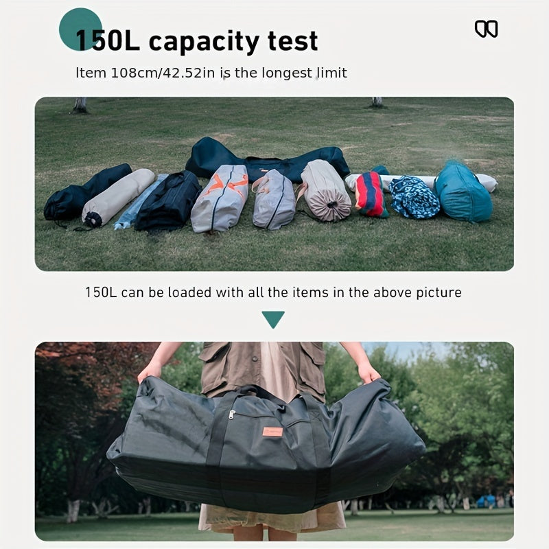 Waterproof Camping Equipment Bag - Fits Folding Tent Accessories