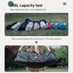 Waterproof Camping Equipment Bag - Fits Folding Tent Accessories