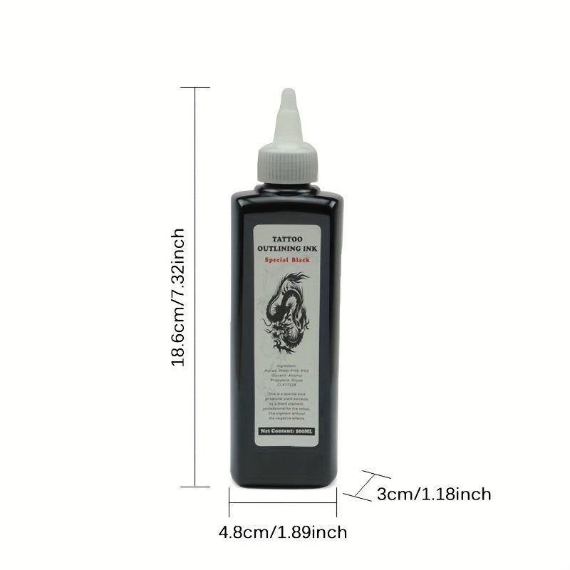 200ml True Tattoo Outlining Ink Professional Pigment
