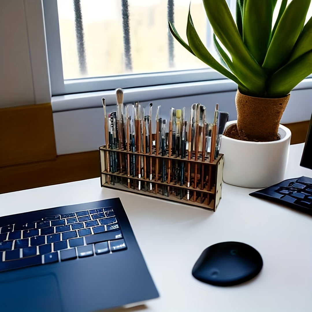 Desktop Paintbrush Marker Organizer for Office