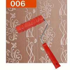Rubber Wood Grain Pattern Roller DIY Wall Painting Tool