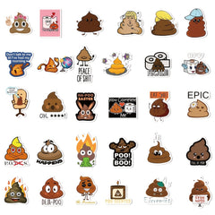 60pcs Fun Doodle Stickers for Phone Luggage Water Cup