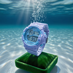 Waterproof Alarm Clock Digital Sport Wristwatch for Girls Teens Women