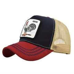 Animal Print Baseball Cap Sun Visor Trucker Hat for Running Golf Beach