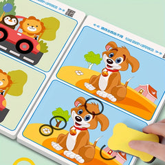 Kids Interactive Find the Differences Game Book - Improve Attention & Learning