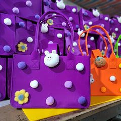 Felt Cloth Tote Bag Large Capacity Mommy Bag