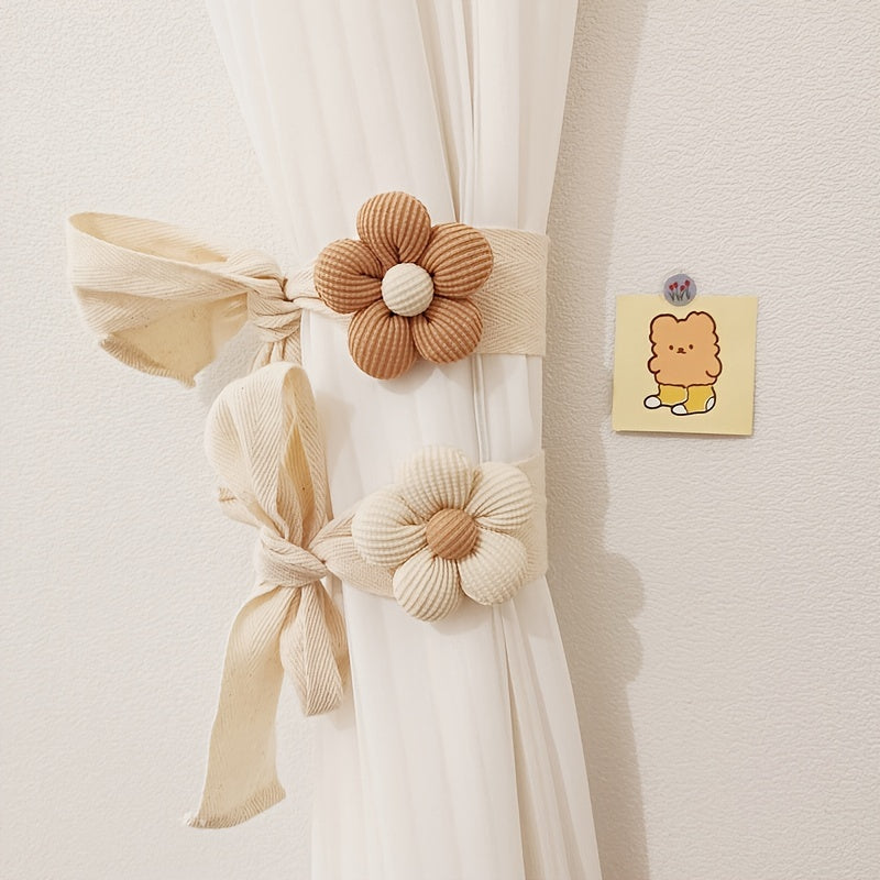 Lovely Flower Children's Room Curtain Binding Decoration