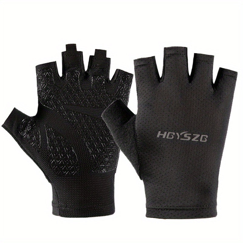 Sun Protection Fishing Gloves Breathable Cycling Gloves Anti Slip Workout Gloves