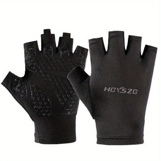 Sun Protection Fishing Gloves Breathable Cycling Gloves Anti Slip Workout Gloves