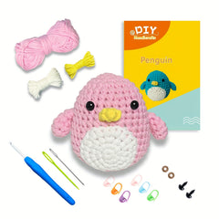 Crochet Kit for Beginner Easy Peasy Yarn Pack