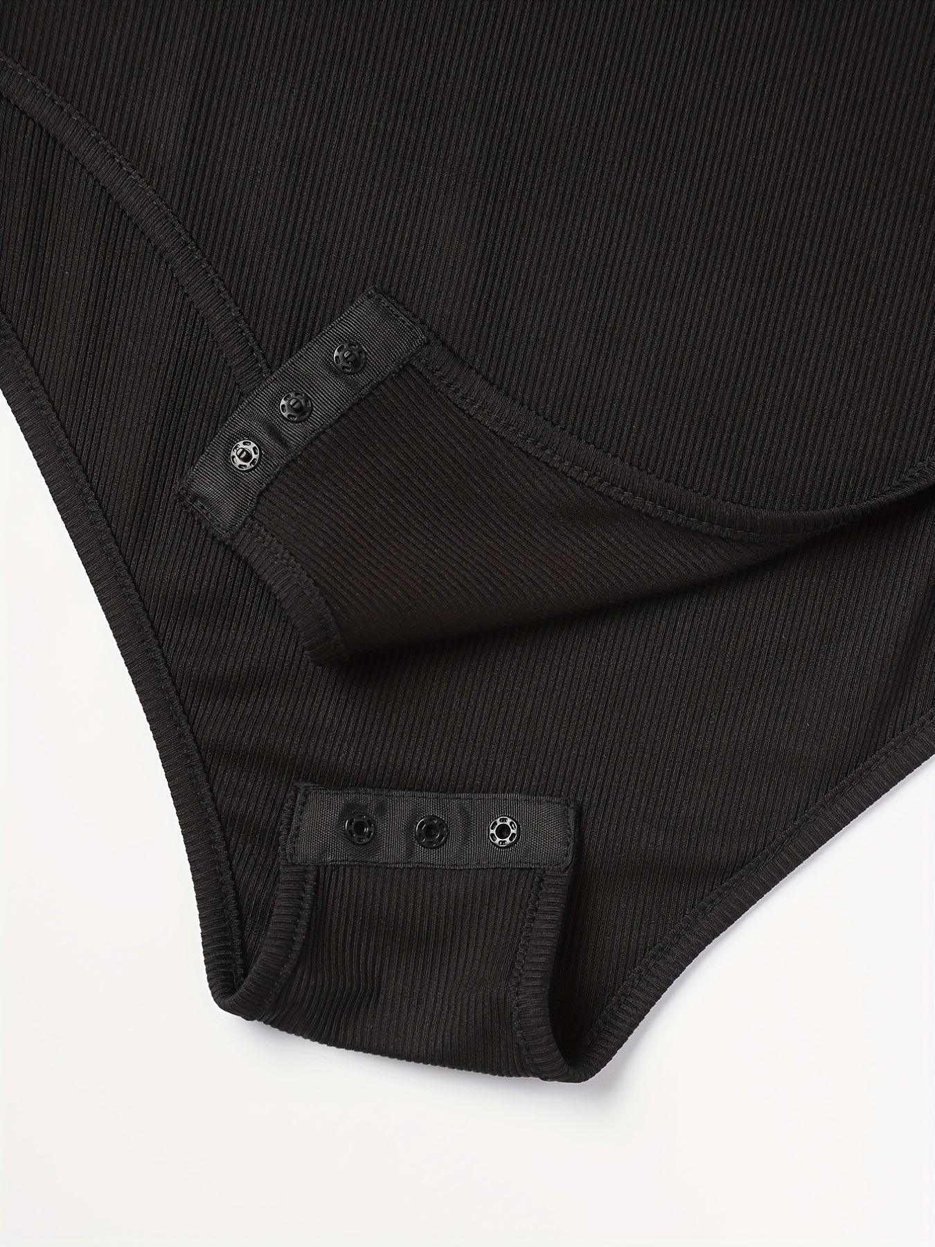 2 Pack Plus Size Basic Bodysuit Women's Plus Round Neck Short Sleeve Bodysuit